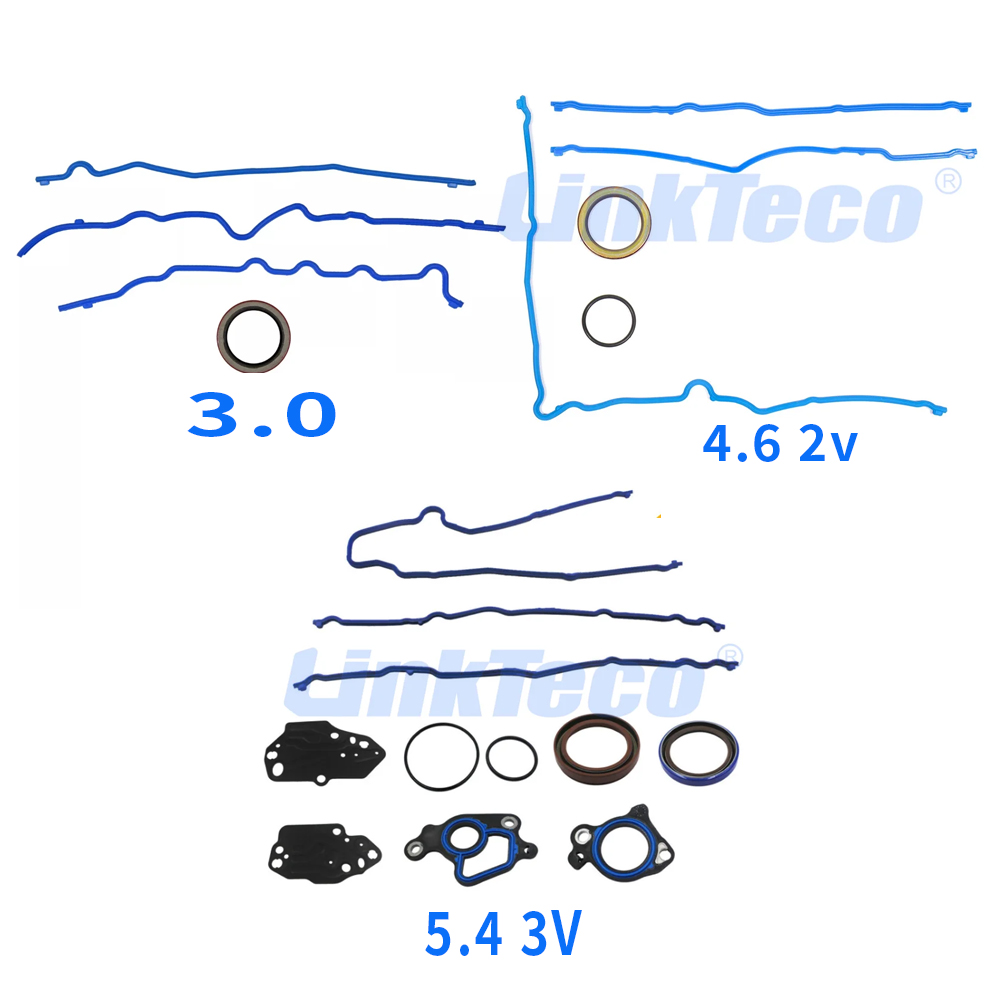 Model Kit V8 - أجزاء المحرك توقيت غطاء مجموعات ربط