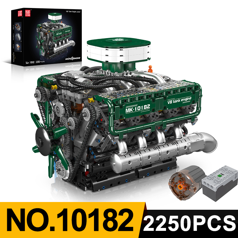 Model Kit V8 - قالب الملك 10182 V8 خزان المحرك