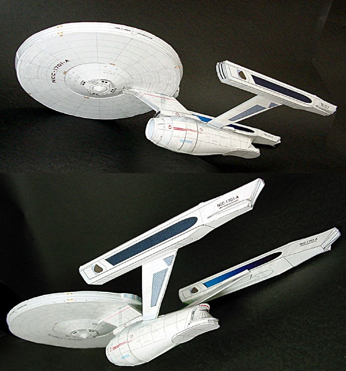Model Kit Fantasy - ستار تريك U.S.S. NCC-1701-A المؤسسة لتقوم