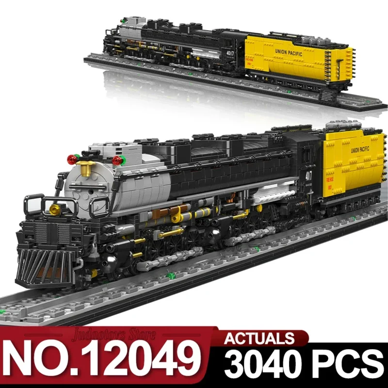 Model Kit Locomotive - 3040 قطعة من مكعبات البناء من