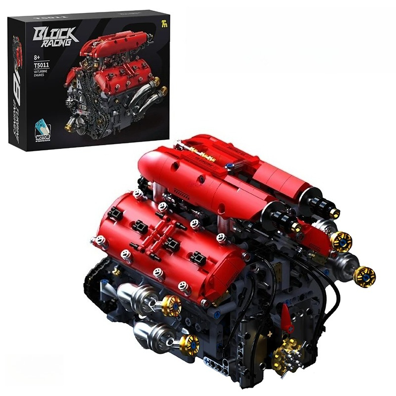 Model Kit V8 - مجموعة مكعبات بناء كهربائية T5011 مكونة