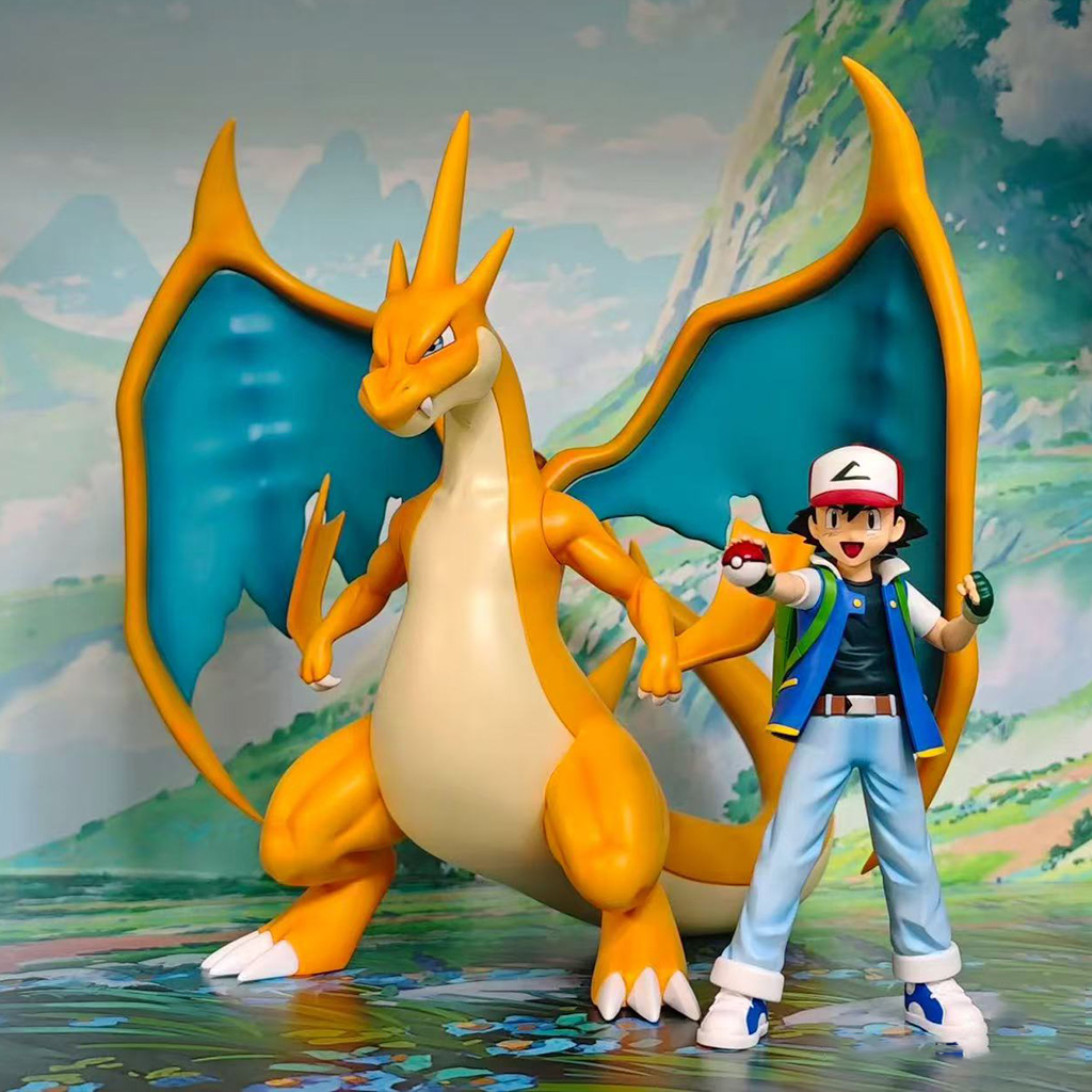 Model Kit Zero - 10.5 سنتيمتر/4.14in البوكيمون أنيمي الشكل Charizard