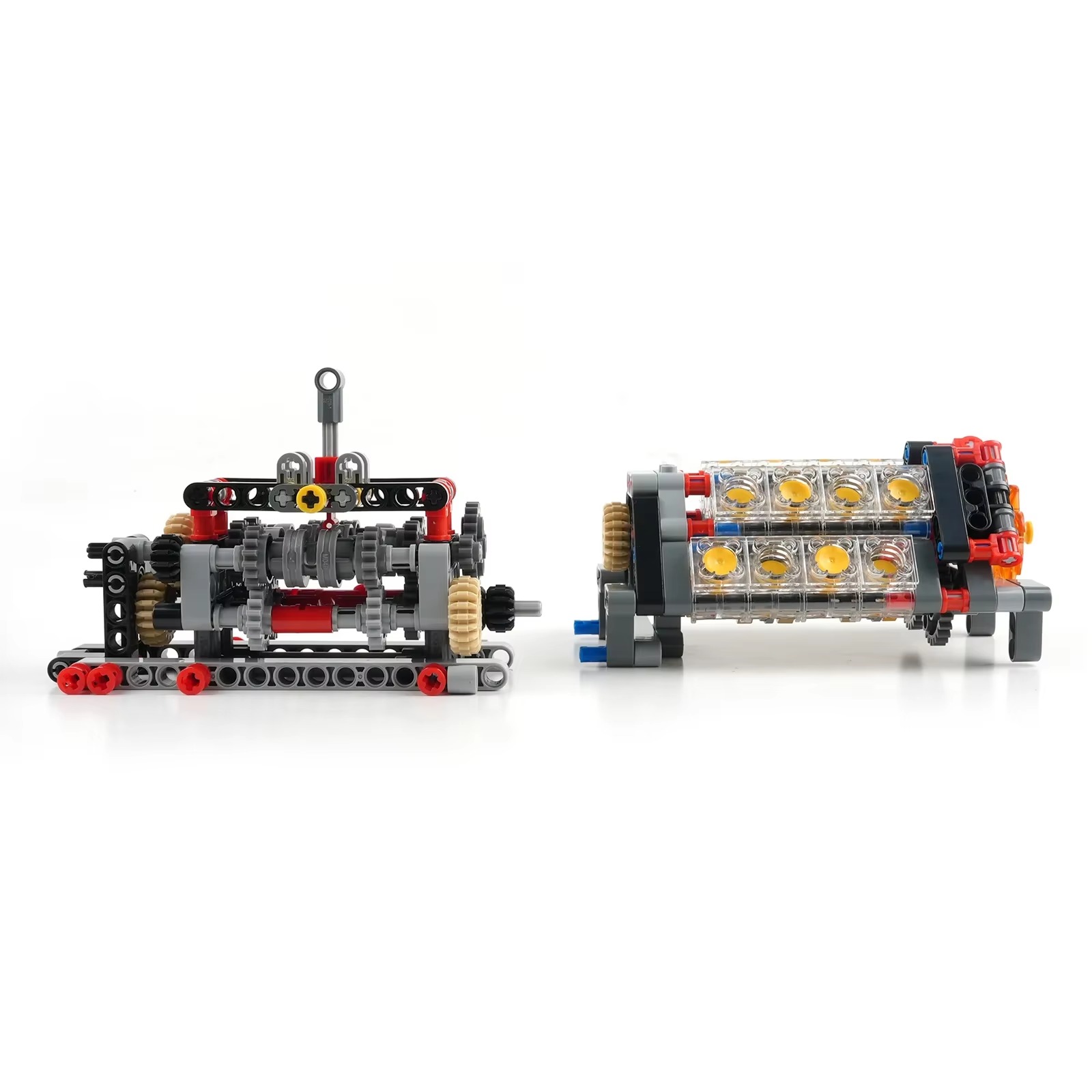 عالية التقنية شفافة V16 محرك ا - مراجعة Model Kit Engine وسعره