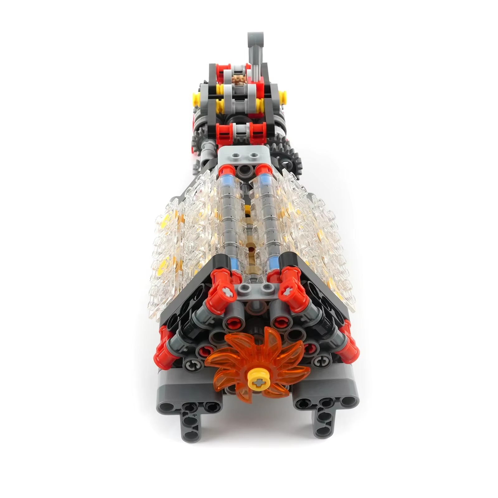 عالية التقنية شفافة V16 محرك ا - مراجعة Model Kit Engine وسعره