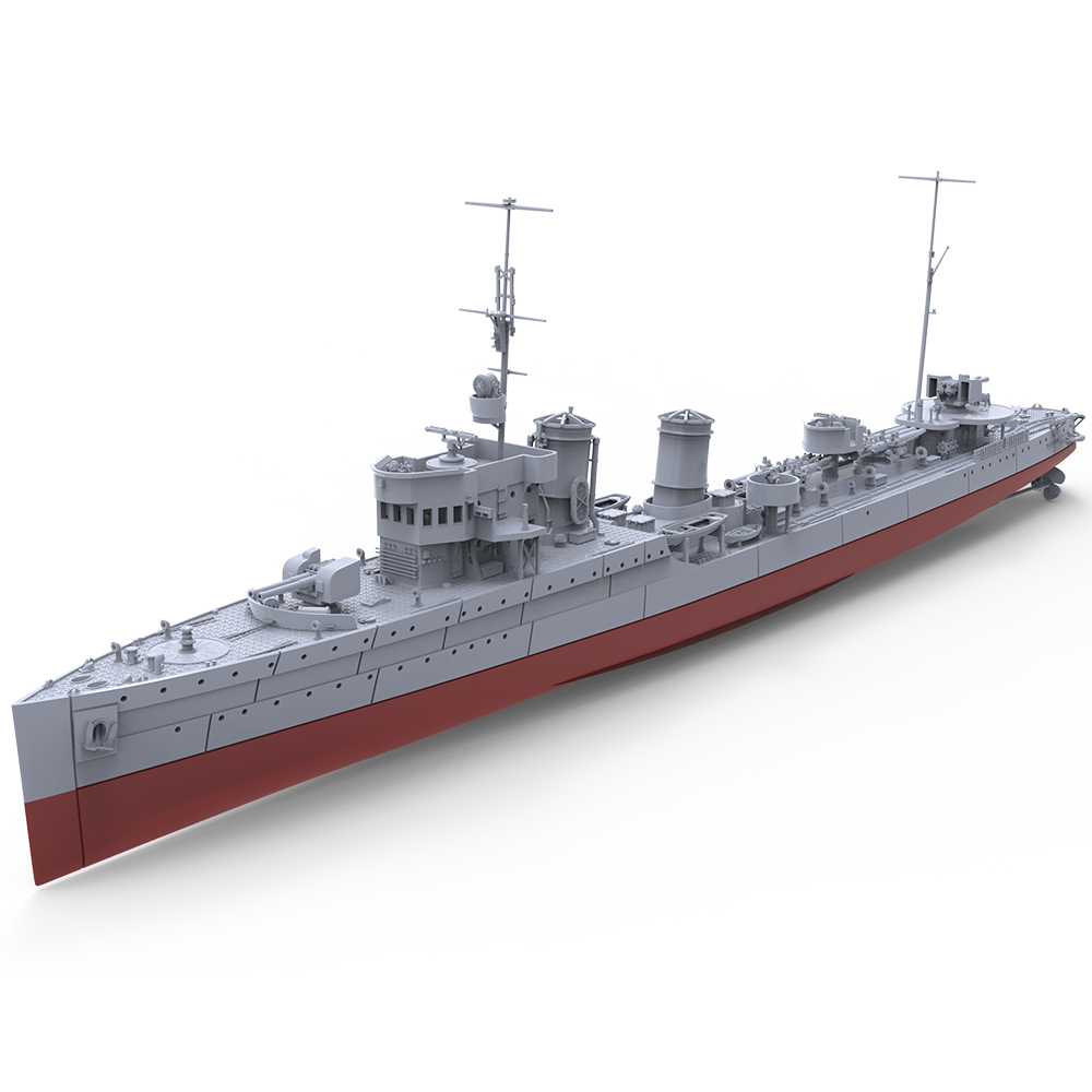 SSC732 MRY-SFW 1/350 1/700 1/2 - مراجعة Model Kit Destroyer وسعره