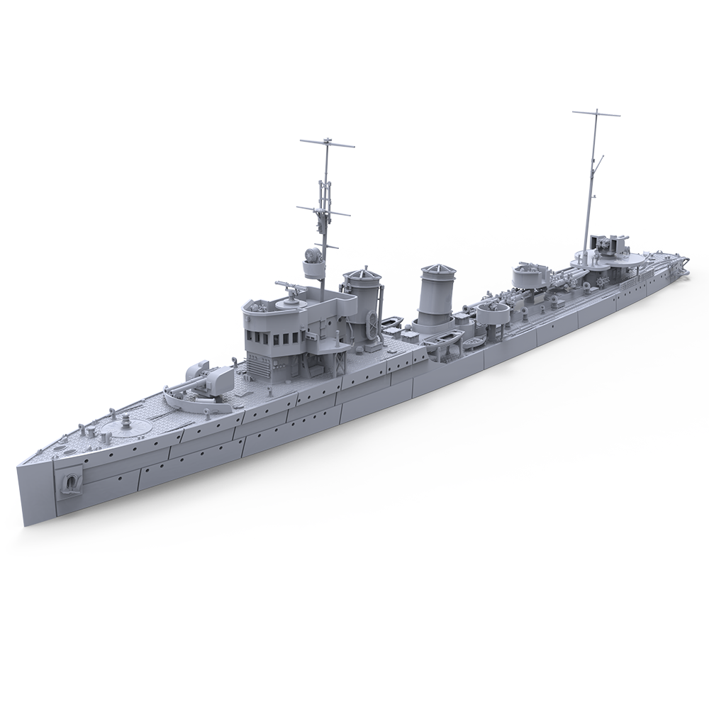 SSC732 MRY-SFW 1/350 1/700 1/2 - مراجعة Model Kit Destroyer وسعره