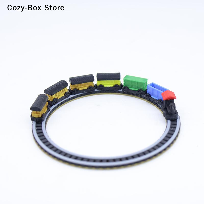 [ZY] مجموعة قطار صغير مع مسار، - مراجعة Model Kit Locomotive وسعره