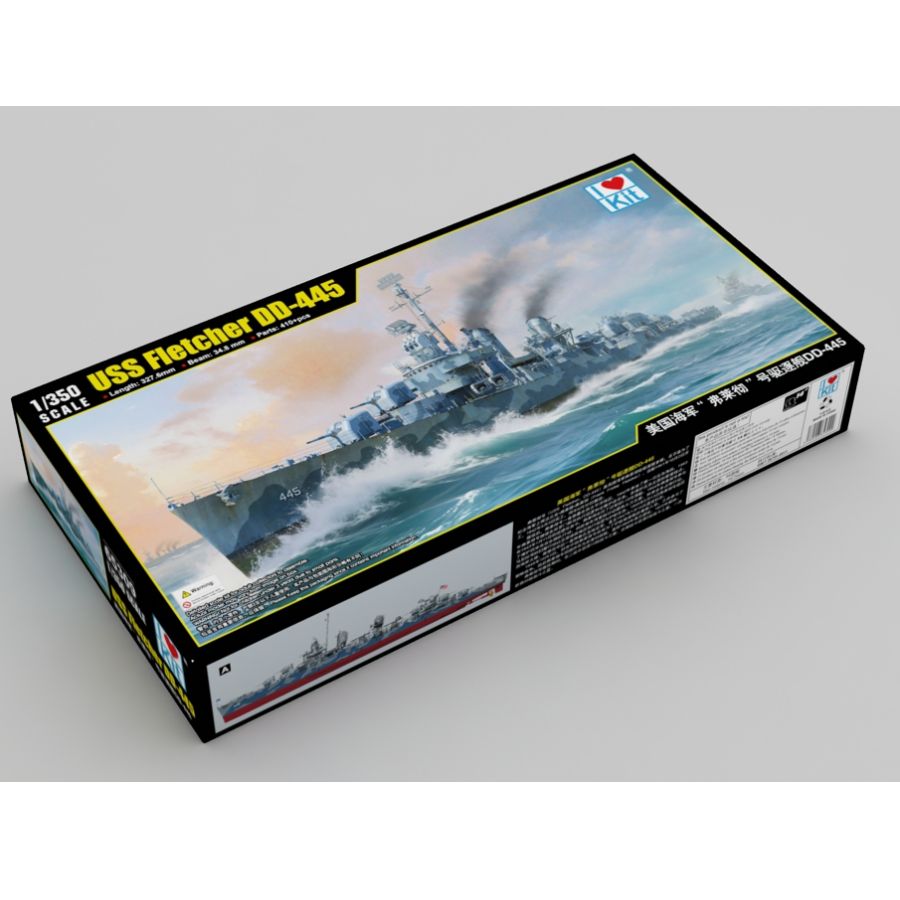 طقم نموذج تجميعي بمقياس 1/350  - مراجعة Model Kit Destroyer وسعره