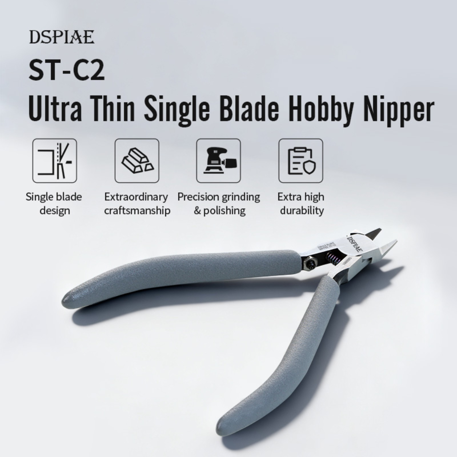 DSPIAE ST-C2 رقيقة جدا شفرة وا - مراجعة Model Kit Nippers وسعره