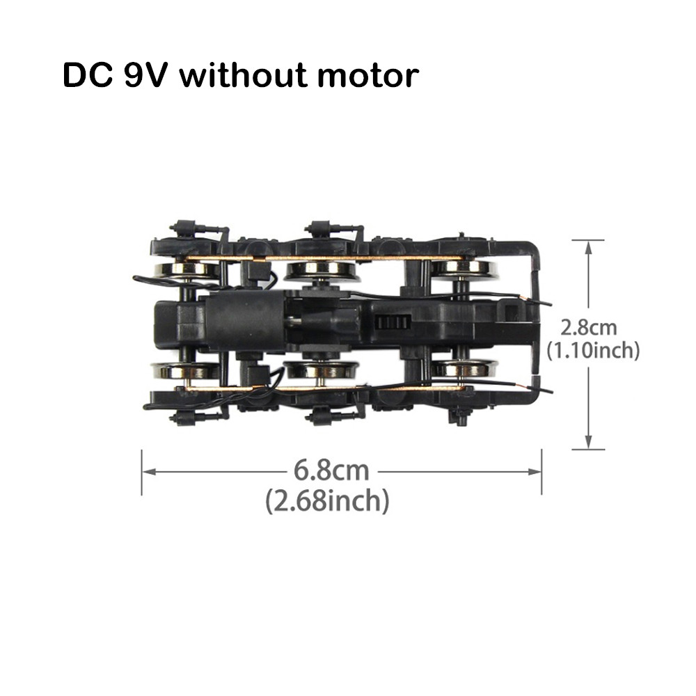 Ho مقياس 1:87 هيكل Bogie نموذج - مراجعة Model Kit Locomotive وسعره