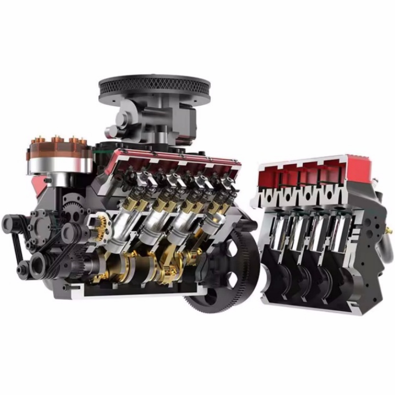 محرك TOYAN V8 غازي رباعي الأشو - مراجعة Model Kit V8 وسعره