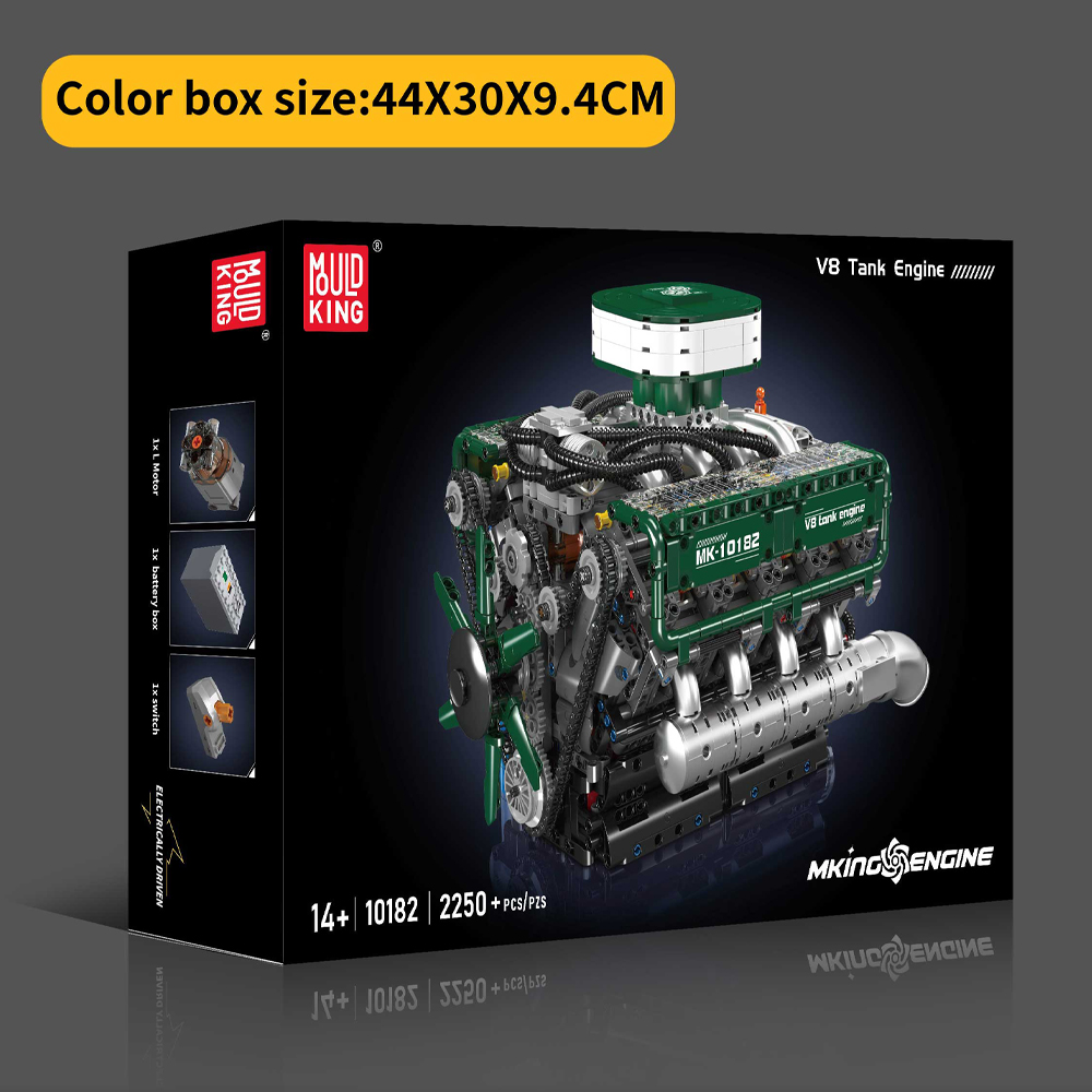 قالب الملك 10182 V8 خزان المحر - مراجعة Model Kit V8 وسعره