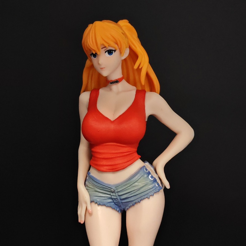 تمثال شخصية أسوكا لانغلي من أن - مراجعة Model Kit Eva 02 وسعره