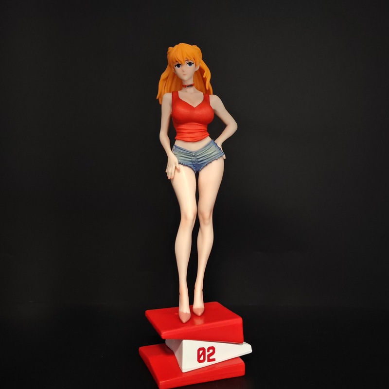 تمثال شخصية أسوكا لانغلي من أن - مراجعة Model Kit Eva 02 وسعره