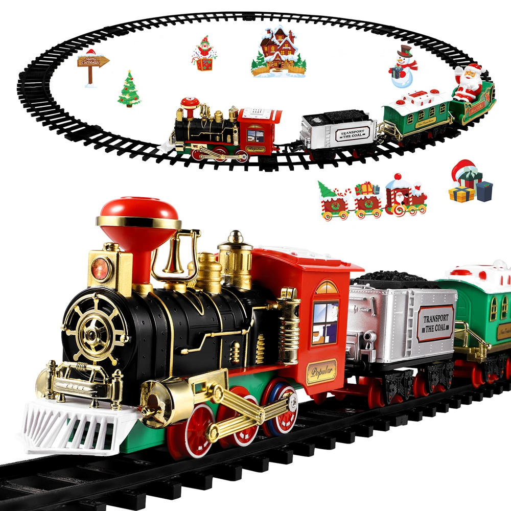 عيد الميلاد احتفالي قطار قاطرة - مراجعة Model Kit Locomotive وسعره