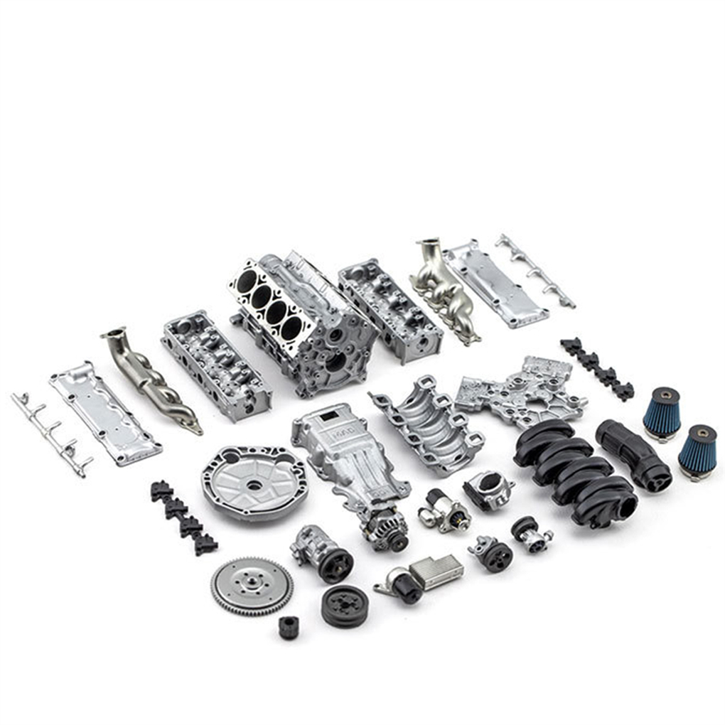 طقم تجميع نموذج محرك V8 داخلي  - مراجعة Model Kit Engine وسعره