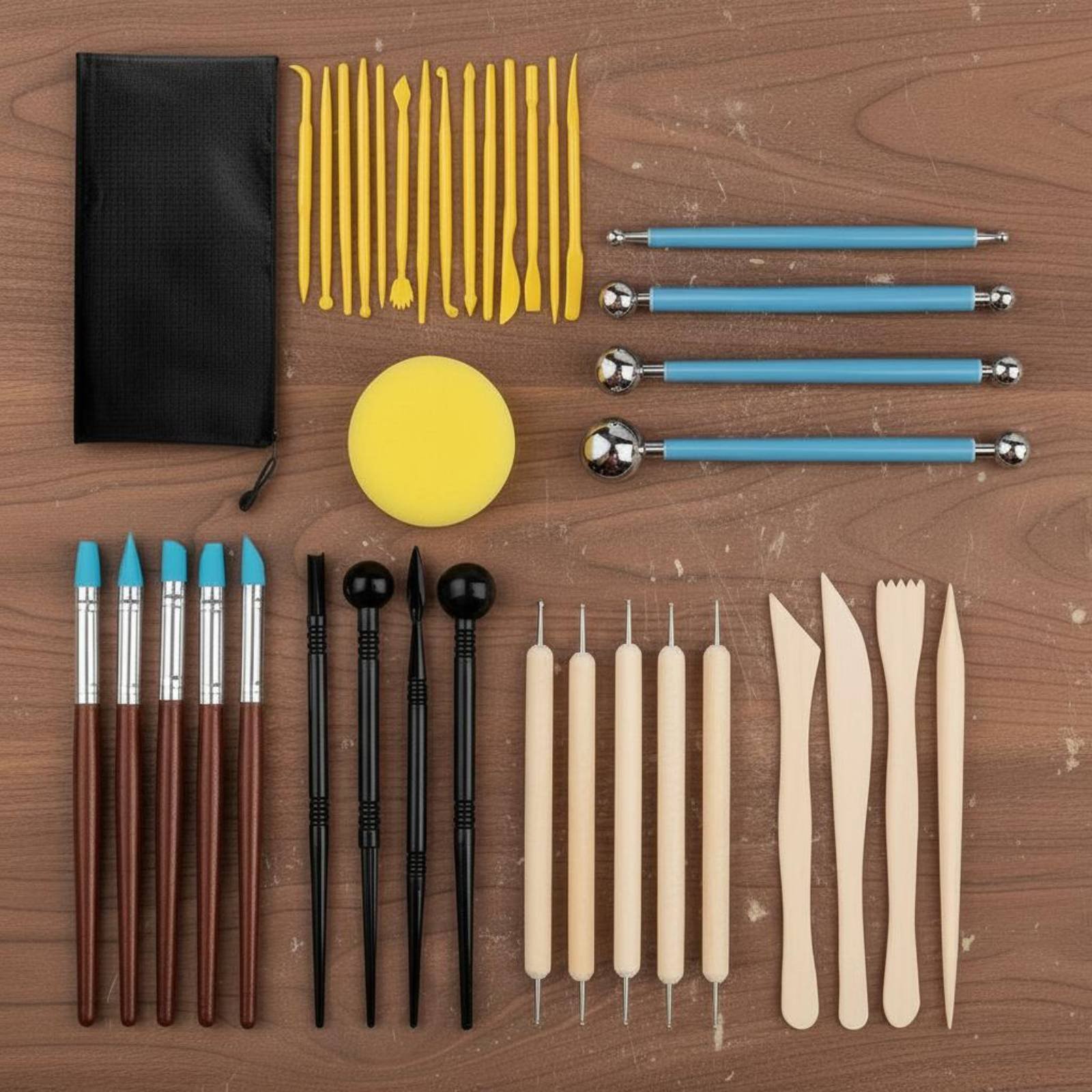 طقم تشكيل الطين المكون من 38 ق - مراجعة Model Kit Tool وسعره