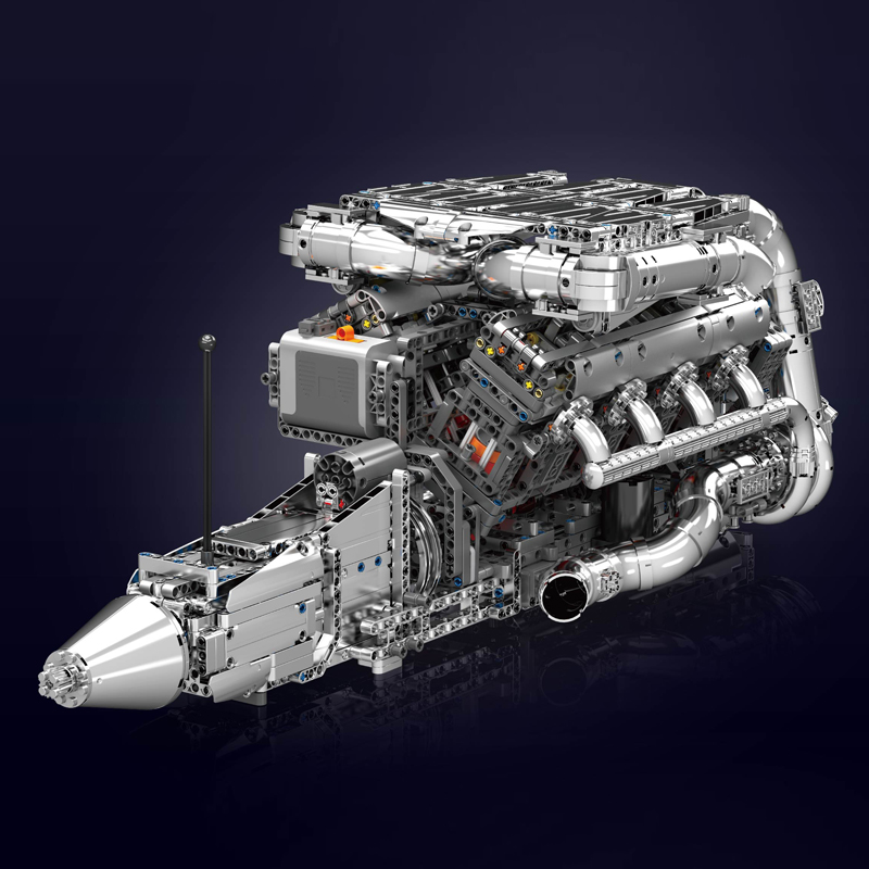 مجموعة محرك توربو مزدوجة من مو - مراجعة Model Kit V8 وسعره
