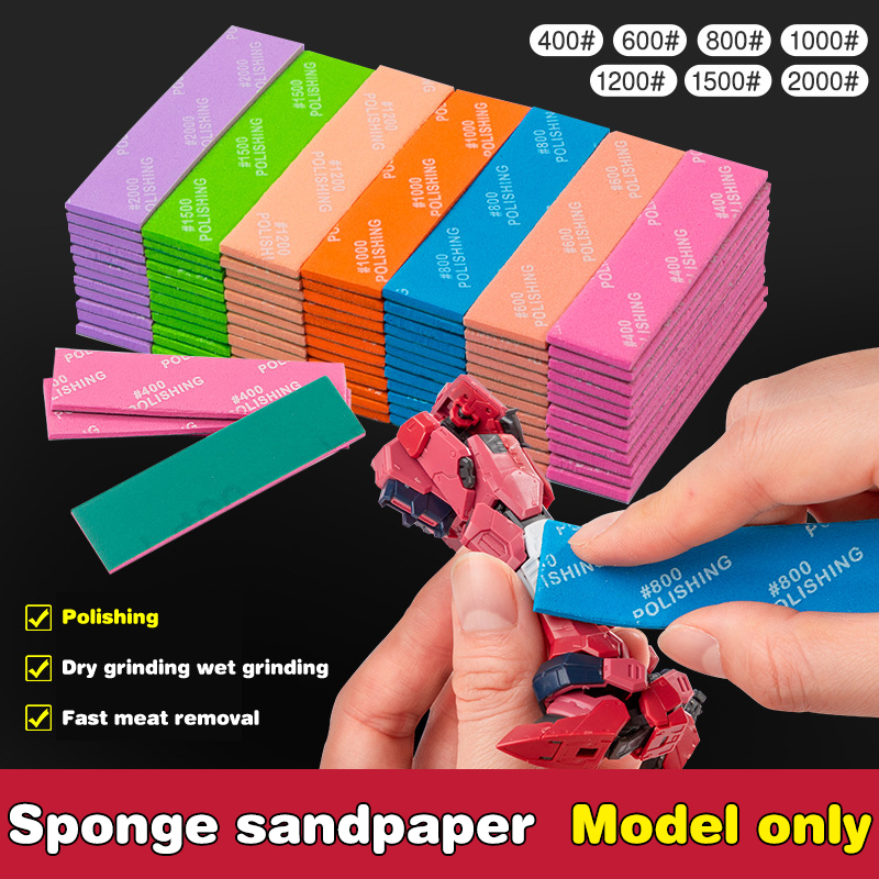 9 قطع/مجموعة 400~1200 عصا صقل  - مراجعة Model Kit Tool وسعره