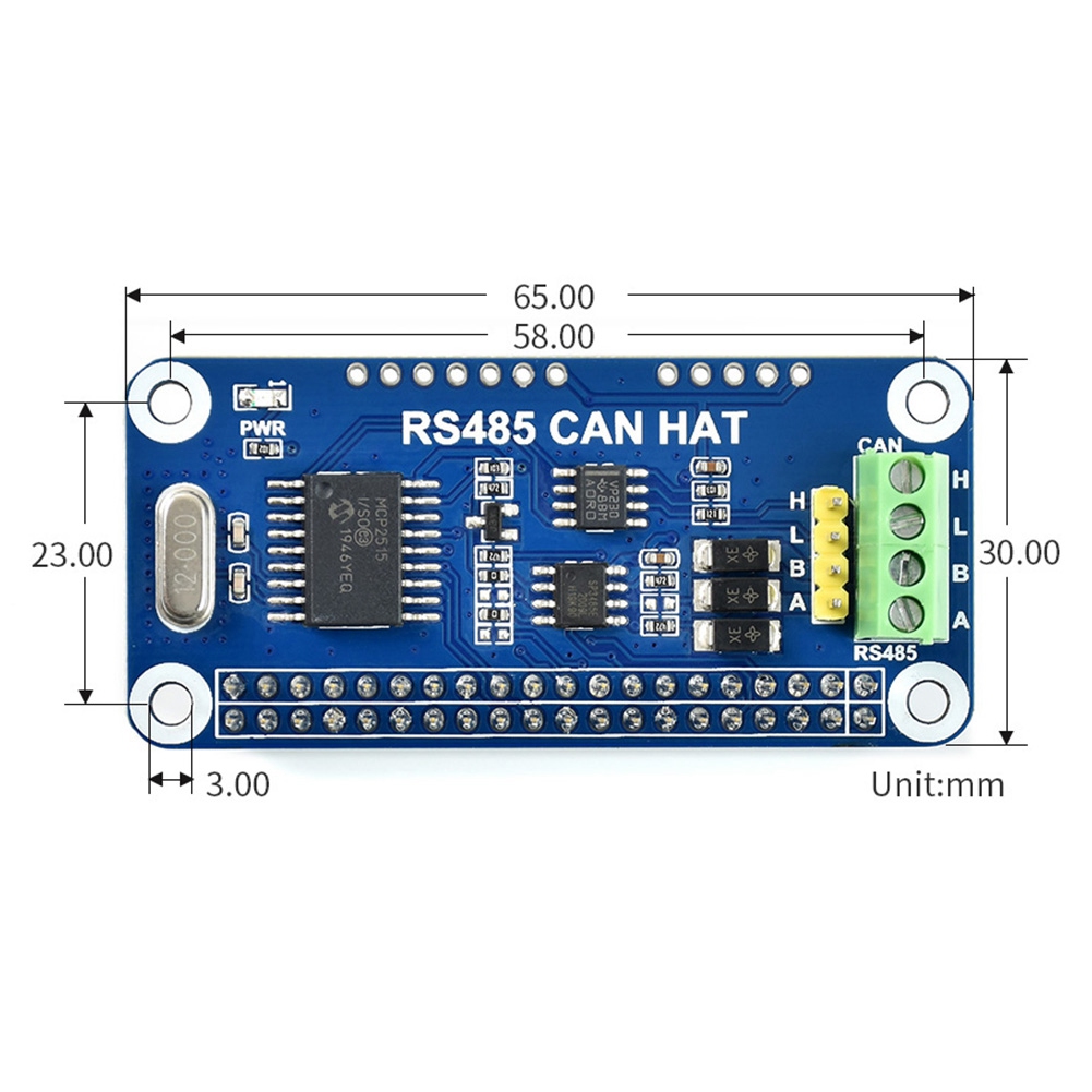 ABFKL Waveshare MCP2515 RS485  - مراجعة Model Kit Zero وسعره